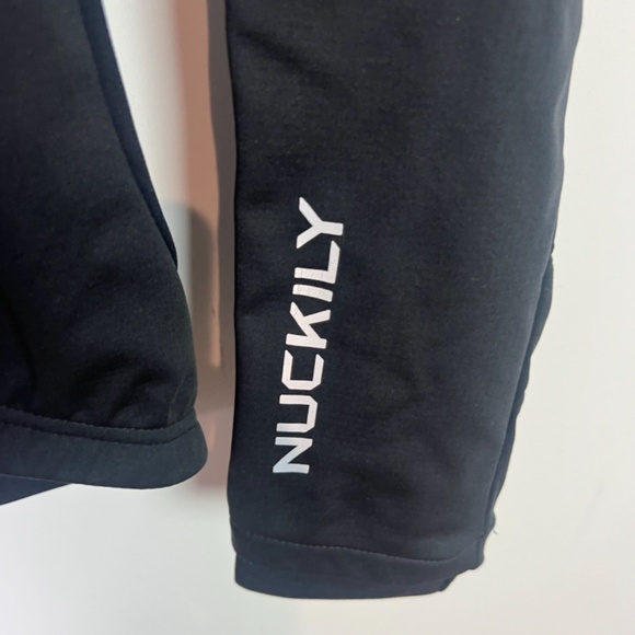 Nuckily Men’s Black Winter Long Sleeve Cycling Jacket Size Large New - Picture 6 of 6